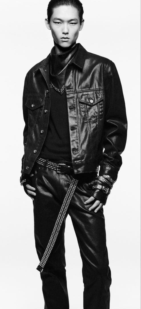 ZARA × LUDOVIC DE SAINT SERNINコーティングデニム