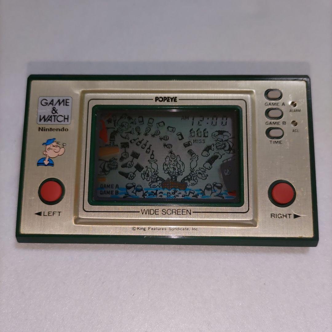 ゲーム & ウォッチ ワイドスクリーン　ポパイ