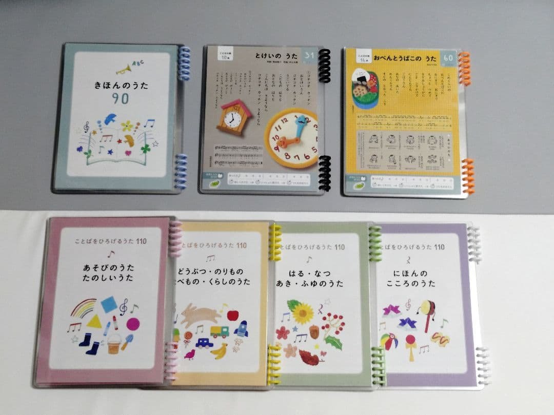 くもんのうた200 ラミネート済み　※カメレオンリーダーなし※