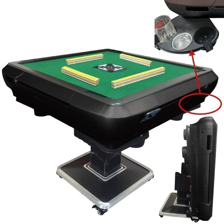 B2128全自動麻雀卓 家庭用折りたたみ麻雀卓全自動卓 33mm マットブラック