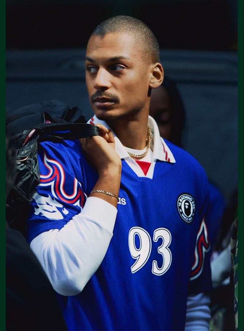 ウェア A BATHING APE x adidas Flame Jersey XL