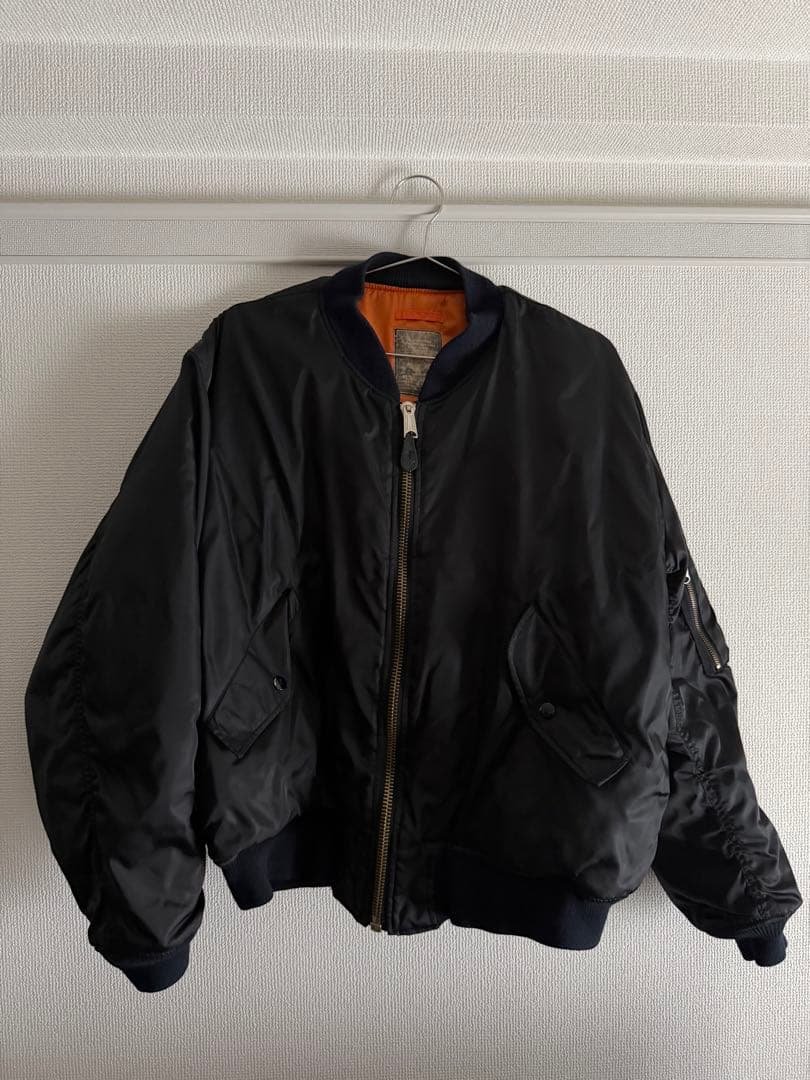 90s MA-1 フライトジャケット 黒