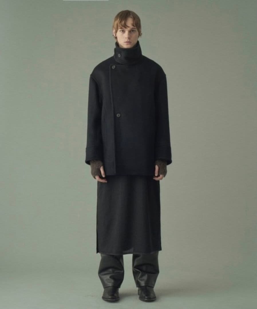 juha スタンドカラーコート