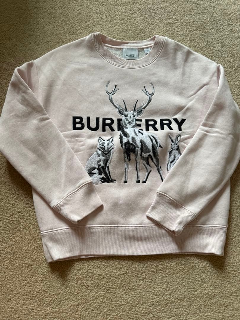 BURBERRY ピンク トレーナー 10Y