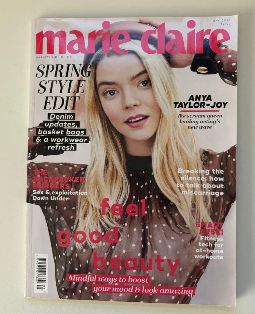 marie claire 2019年5月号 アニャテイラージョイ 海外雑誌 UK