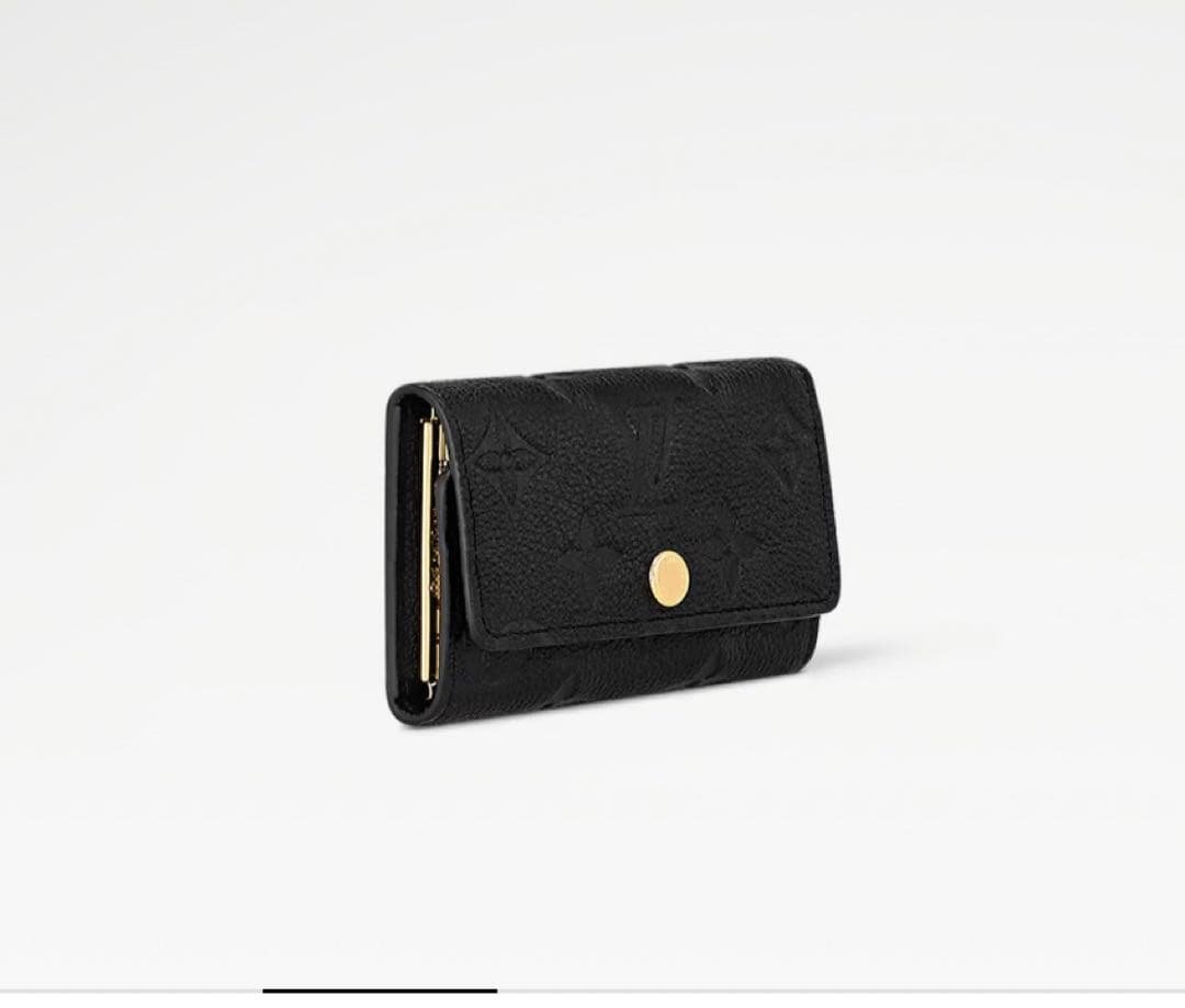 Louis Vuitton 黒 レザー キーケース