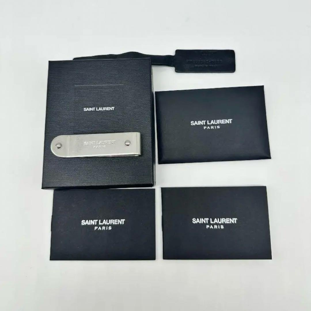 SAINT LAURENT マネークリップ シルバー ビルクリップ メタル