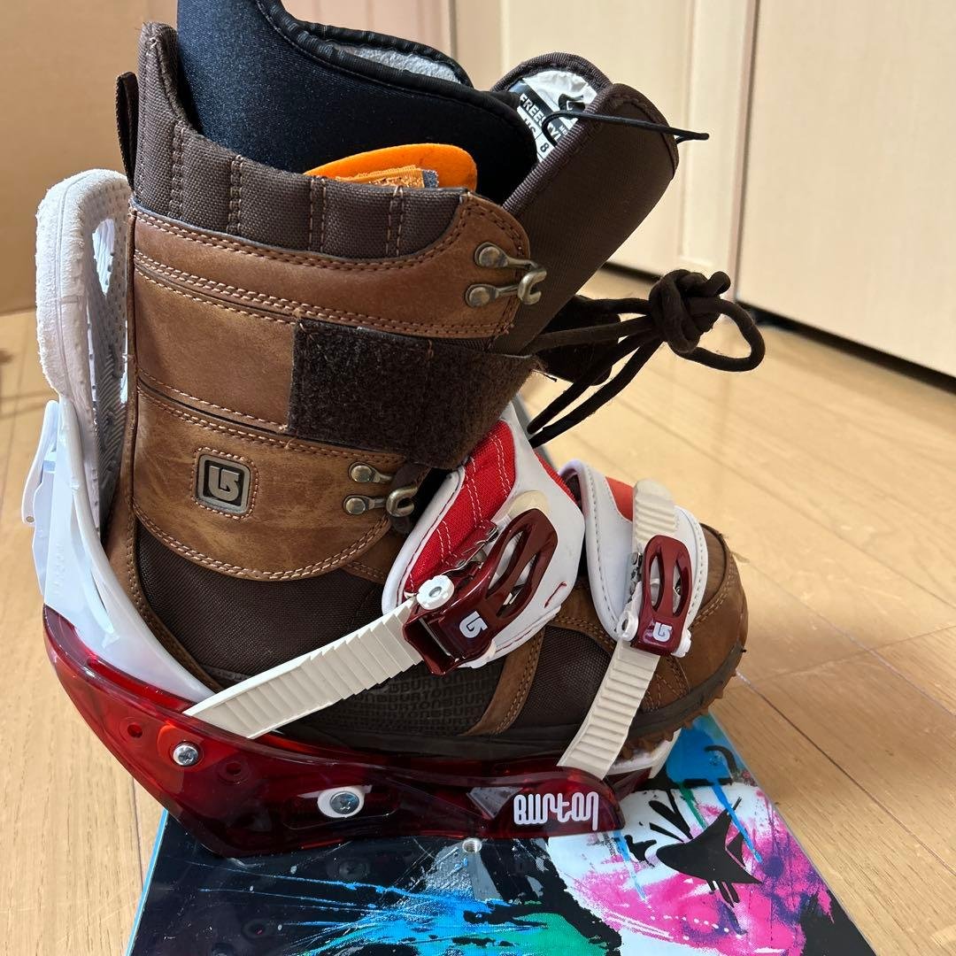 BURTON スノーボード 147㎝　バインディングM 2点セット