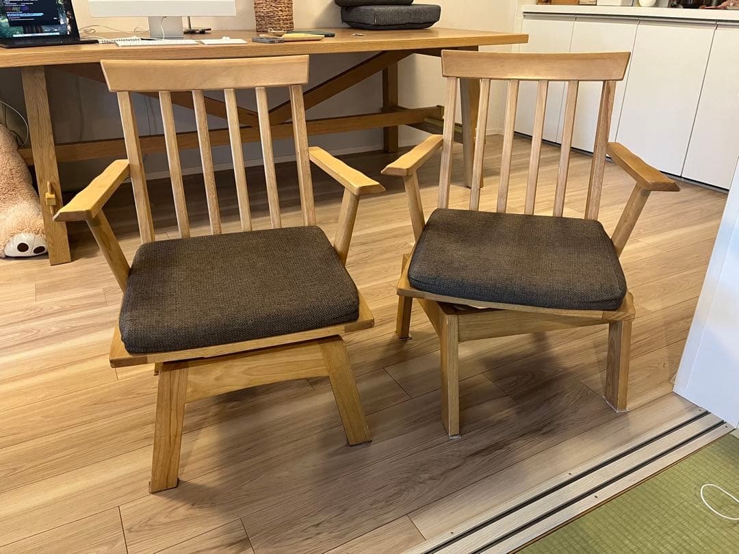 ニトリサザナミ回転椅子 2脚セット