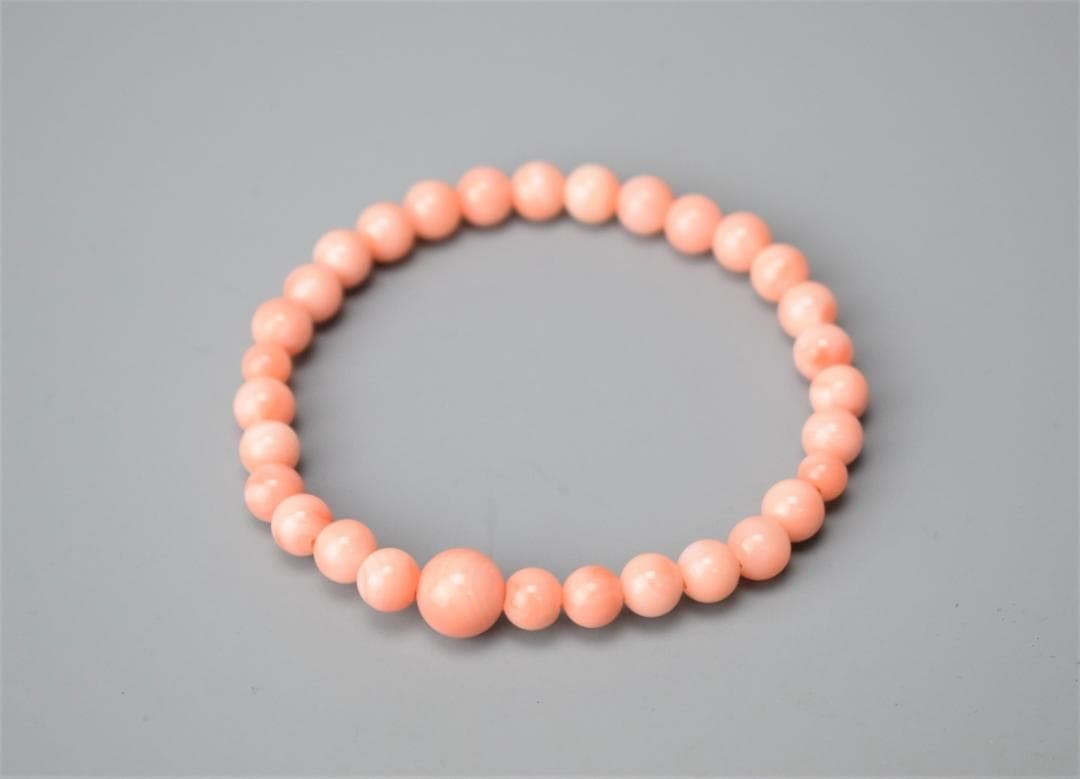 腕輪念珠　ブレスレット　深海サンゴ