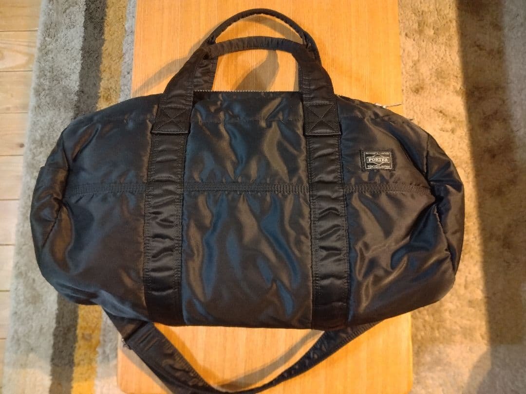 【美品】PORTER製　タンカードラムバッグ