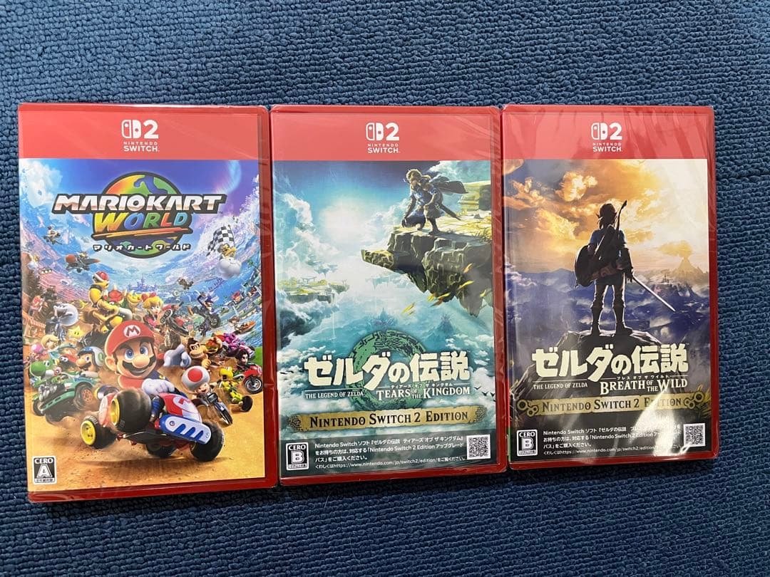 NintendoSwitch2 マリオカートワールド ゼルダの伝説 新品未開封