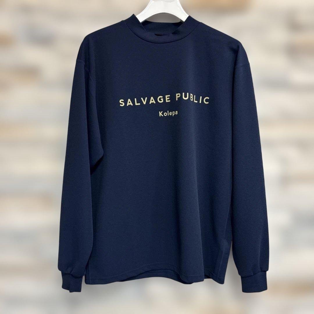 サルベージパブリックコレパ　モックネックシャツ　サイズM