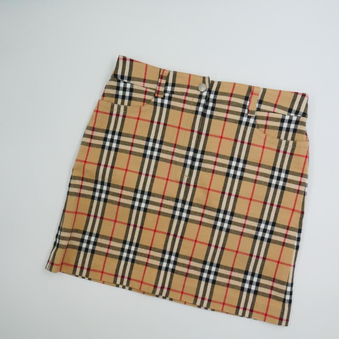 BURBERRY　BLUE　LABEL ミニスカート ベージュ　ノバチェック