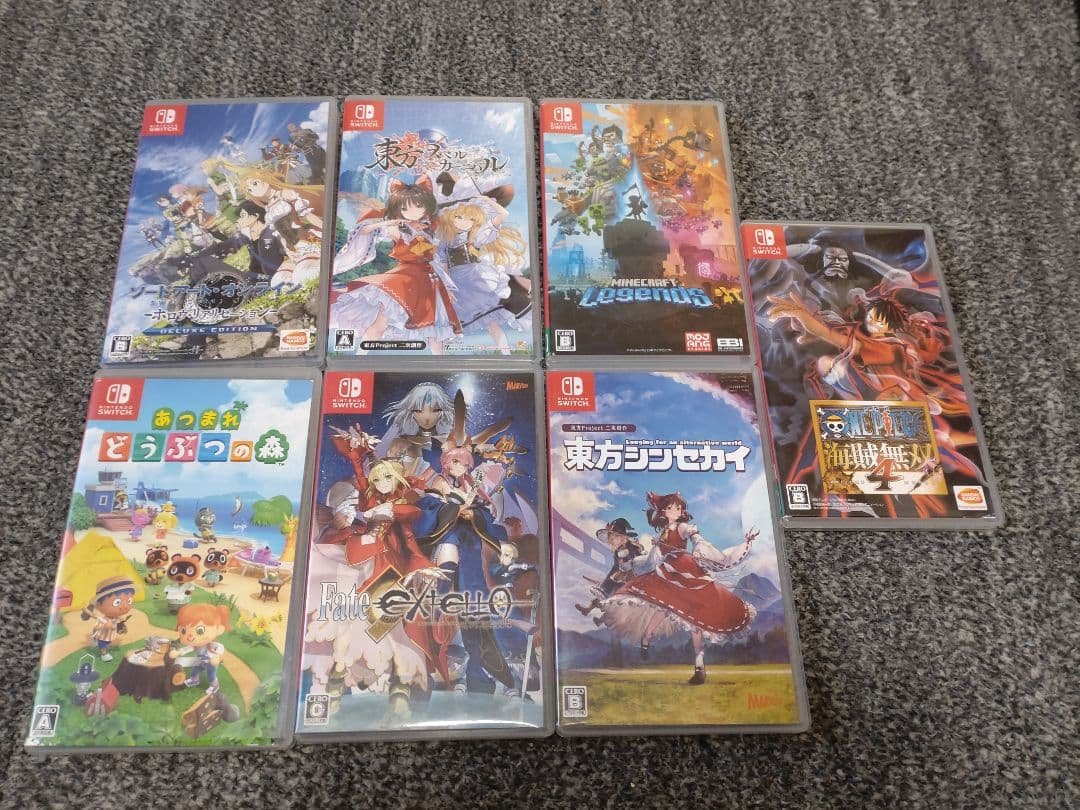 特価ニンテンドーswitch　ソフト7本セット