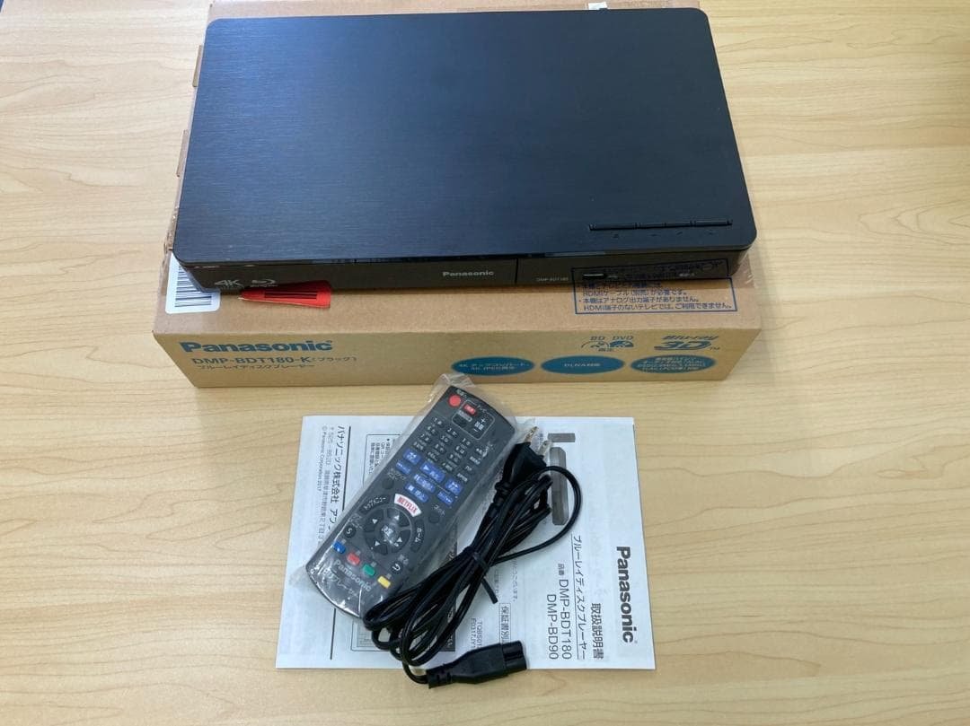 Panasonic Blu-ray プレイヤー　DMP-BDT180-K