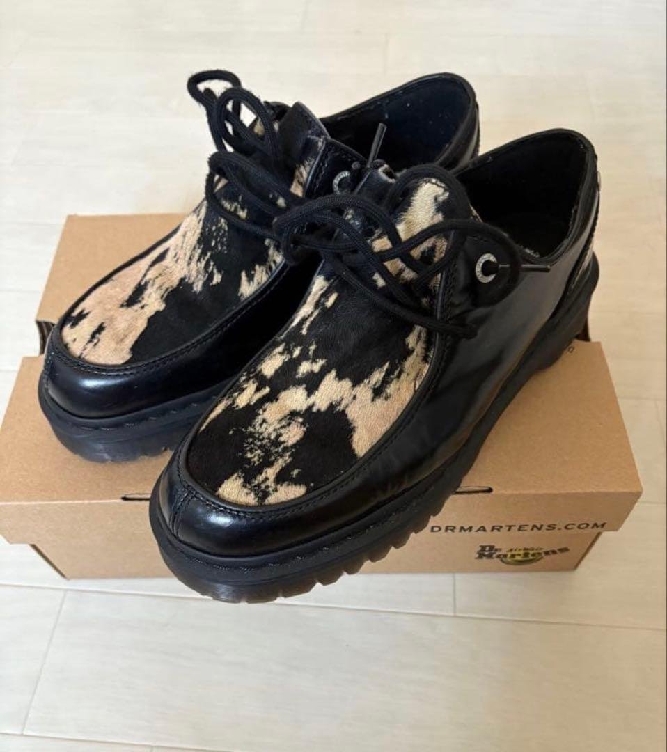 Dr.Martens ZEFFIR ブラック アニマル柄25.5-26