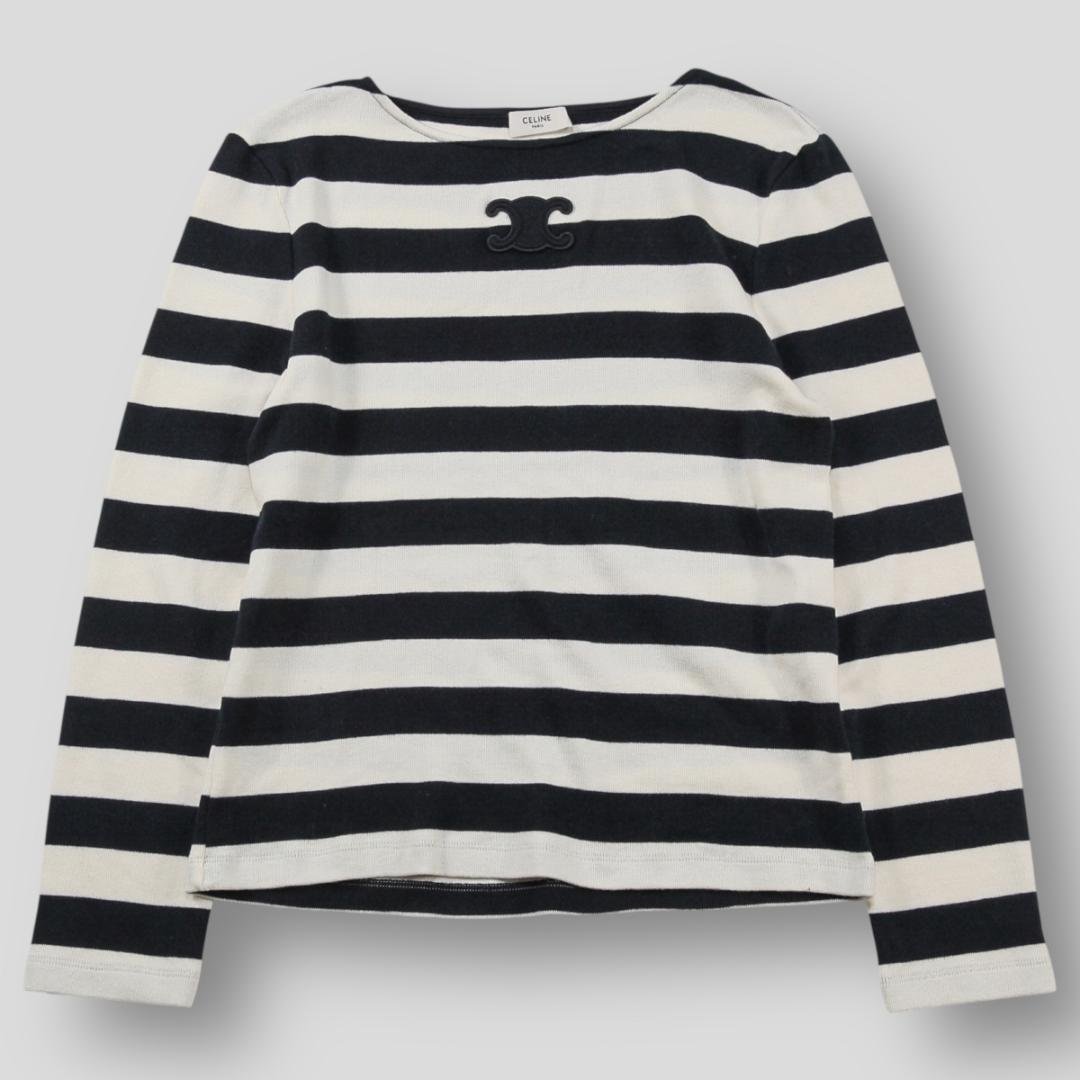 極美品 CELINE 24AW トリオンフ マリニエール Tシャツ L ボーダー