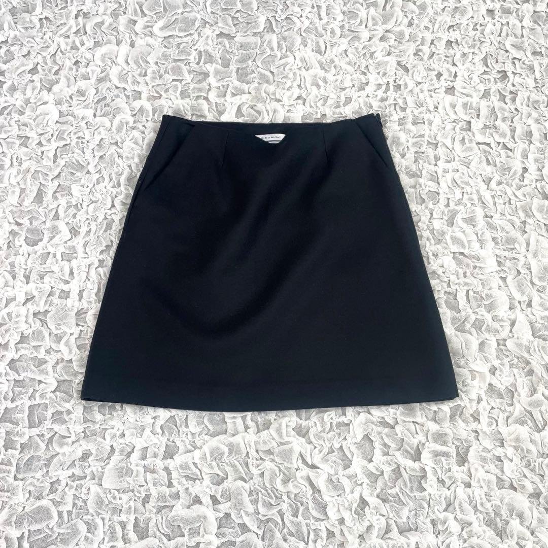 ボーダーズアットバルコニー ウールミニスカート　定価42900円　38