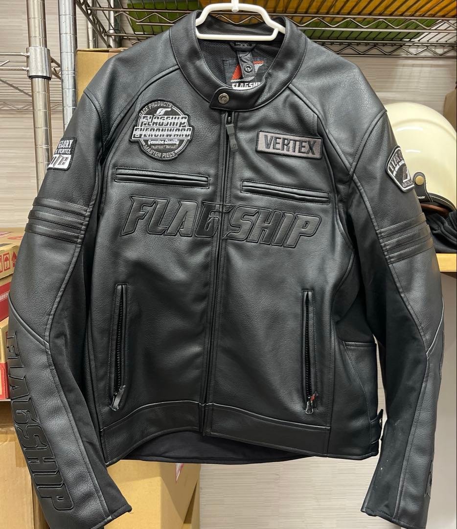フラッグシップ イグナイトジャケット サイズL レザー　超美品