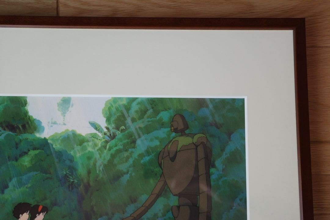 ART OF GHIBLI 天空の城ラピュタ アートフレーム 「手向けの花