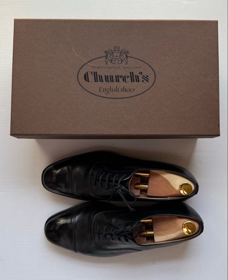 チャーチ church's コンサル 黒 サイズ7F 173