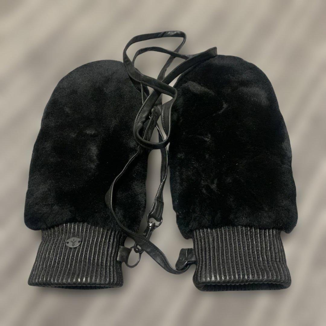 EMU Australia Nicki Mittens シープスキンミトン 黒