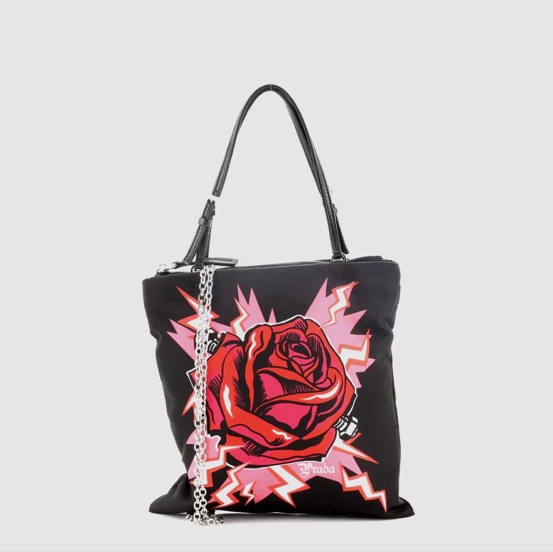 プラダ 19aw バラ ショルダーバッグ
