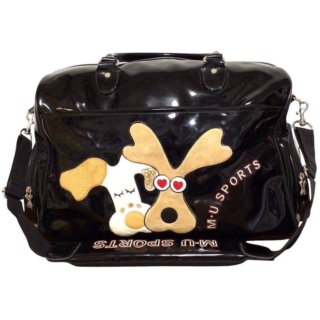 希少 ミエコウエサコ MUスポーツ ボストンバッグ ゴルフバッグ シューズ袋付