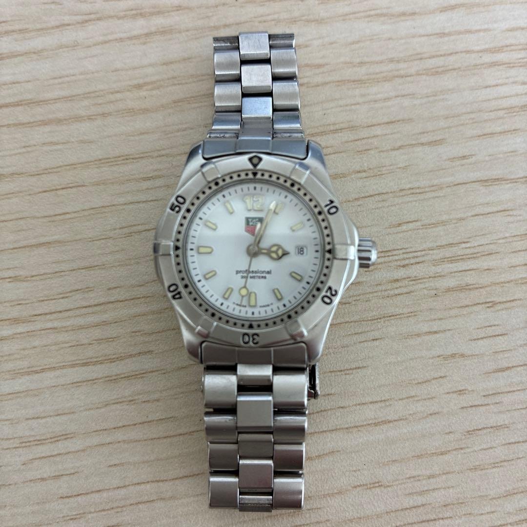 【TAG Heuer】 クォーツ腕時計 ホワイトステンレススチール