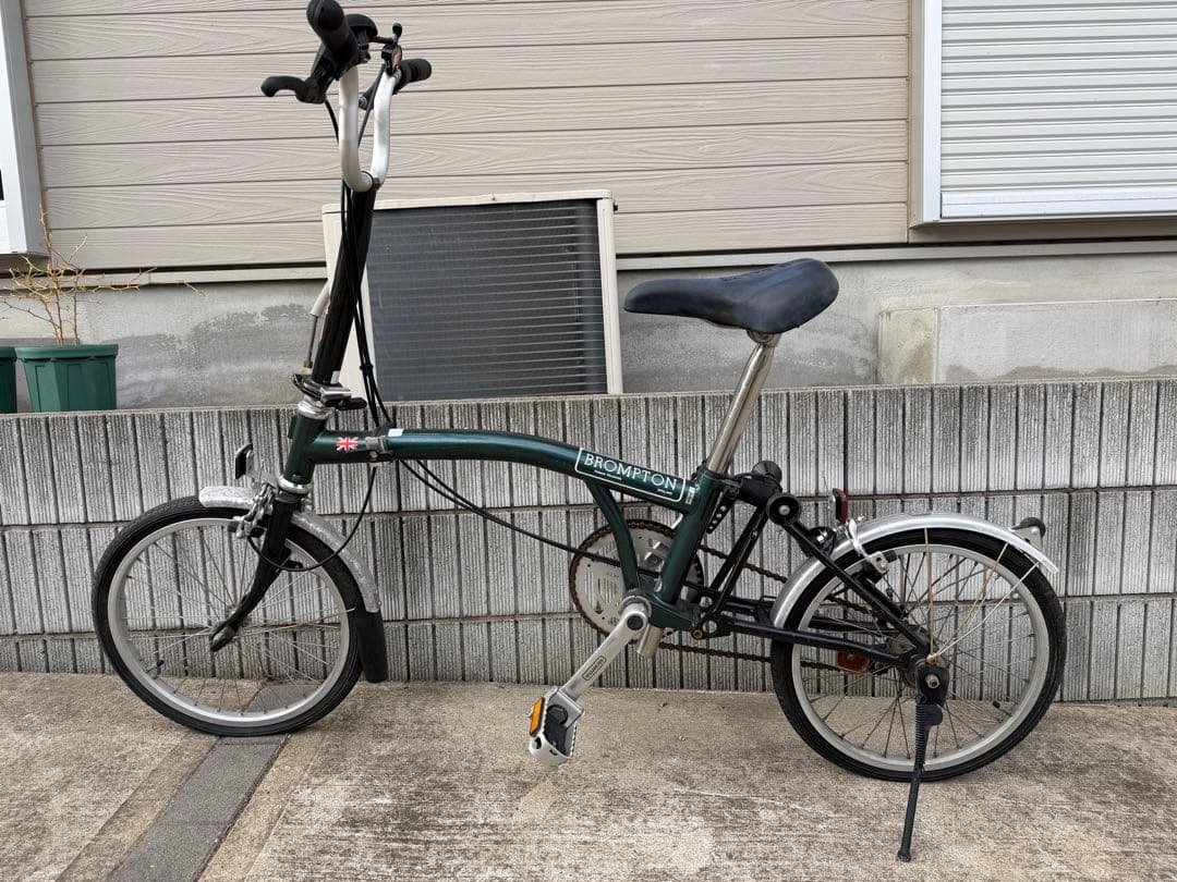 Brompton 折りたたみ自転車 グリーン