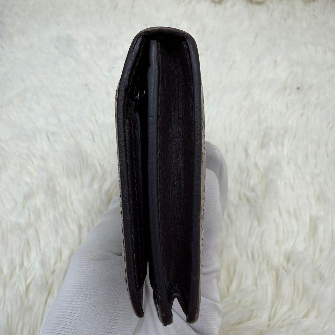 ✨美品✨ベルルッティ Wスタンプ カリグラフィ 二つ折り 長財布　ブラウン