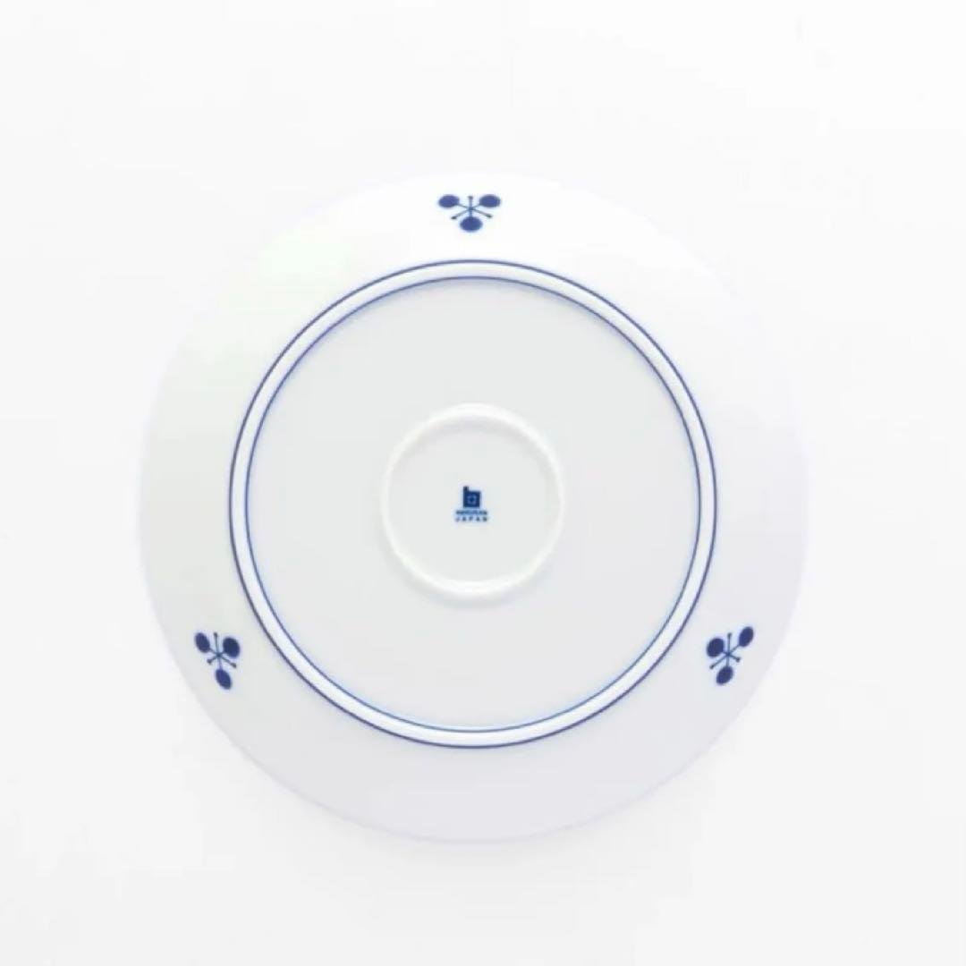 白山陶器ブルーム プレートＭ　5枚セット