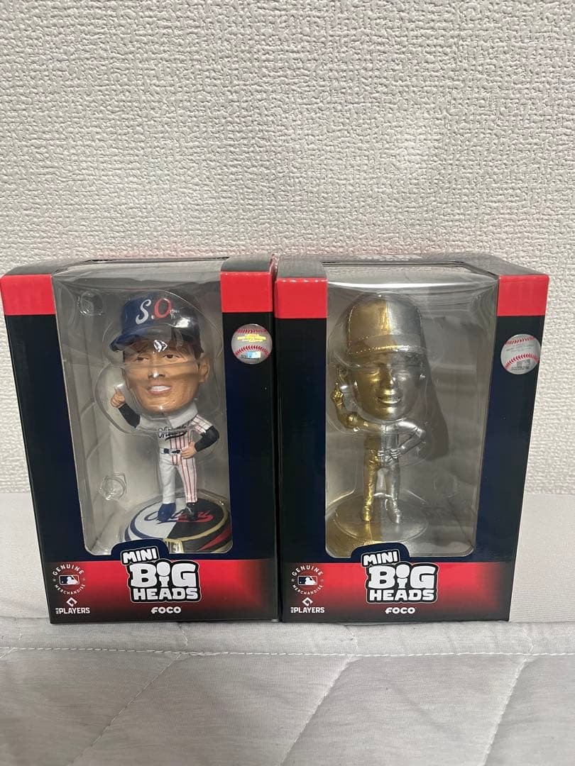 【新品】大谷翔平FOCO MINI BIG HEADS フィギュア 2体セット
