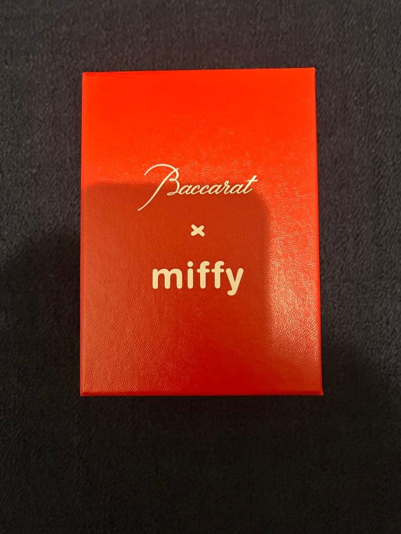 ミッフィー　バカラ　Baccarat クリスタルフィギュア