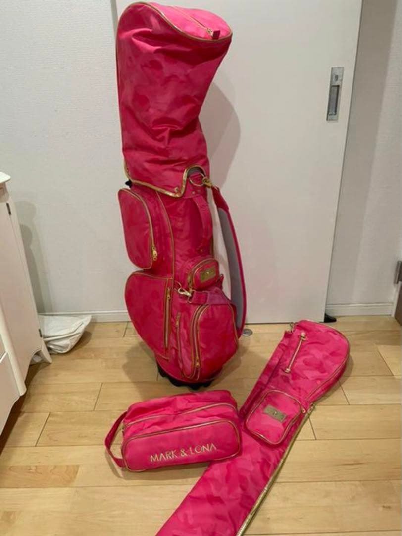 ゴルフ初心者セットマークアンドロナキャディーバッグクラブケースシューズケース他