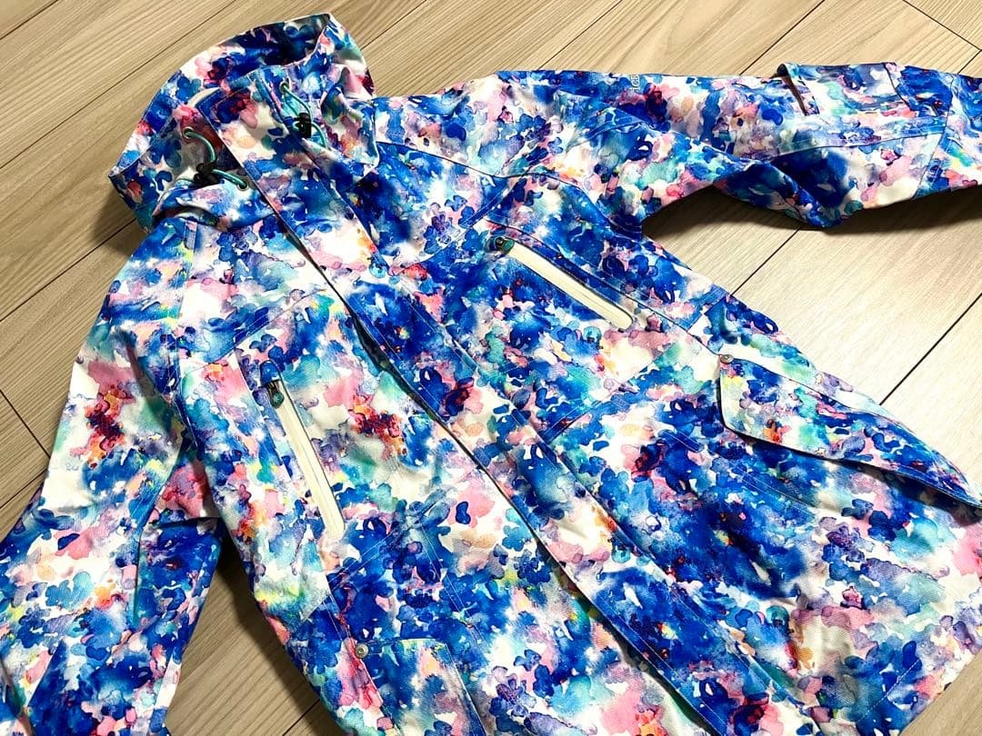 iCEPARDAL スノーボードウェア プロテクター付き　水彩絵の具柄