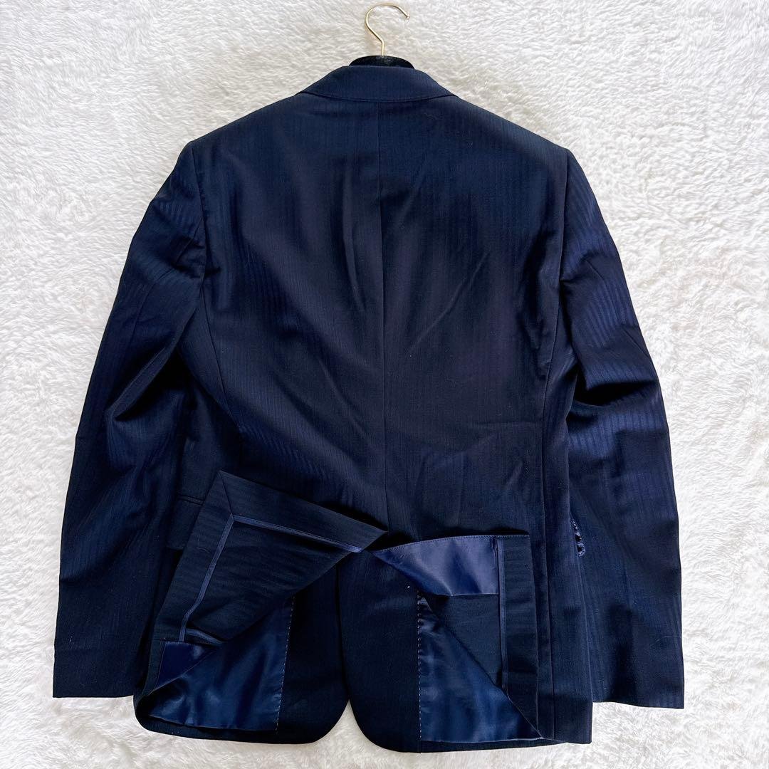 【PERSON'S FOR MEN】3ピース スーツ ネイビー YA4サイズ