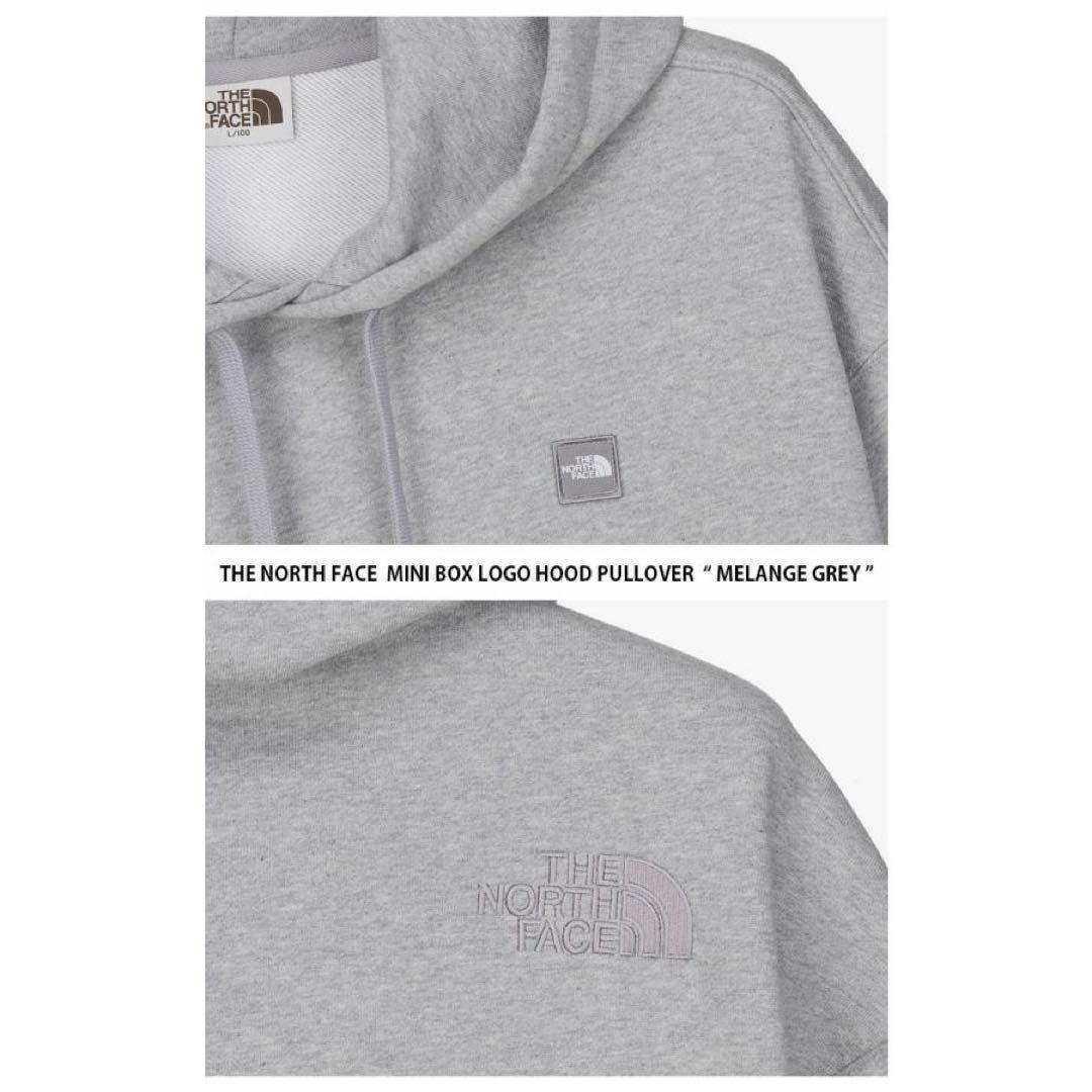 【新品・正規品】韓国限定 ノースフェイス グレー パーカー Lサイズ