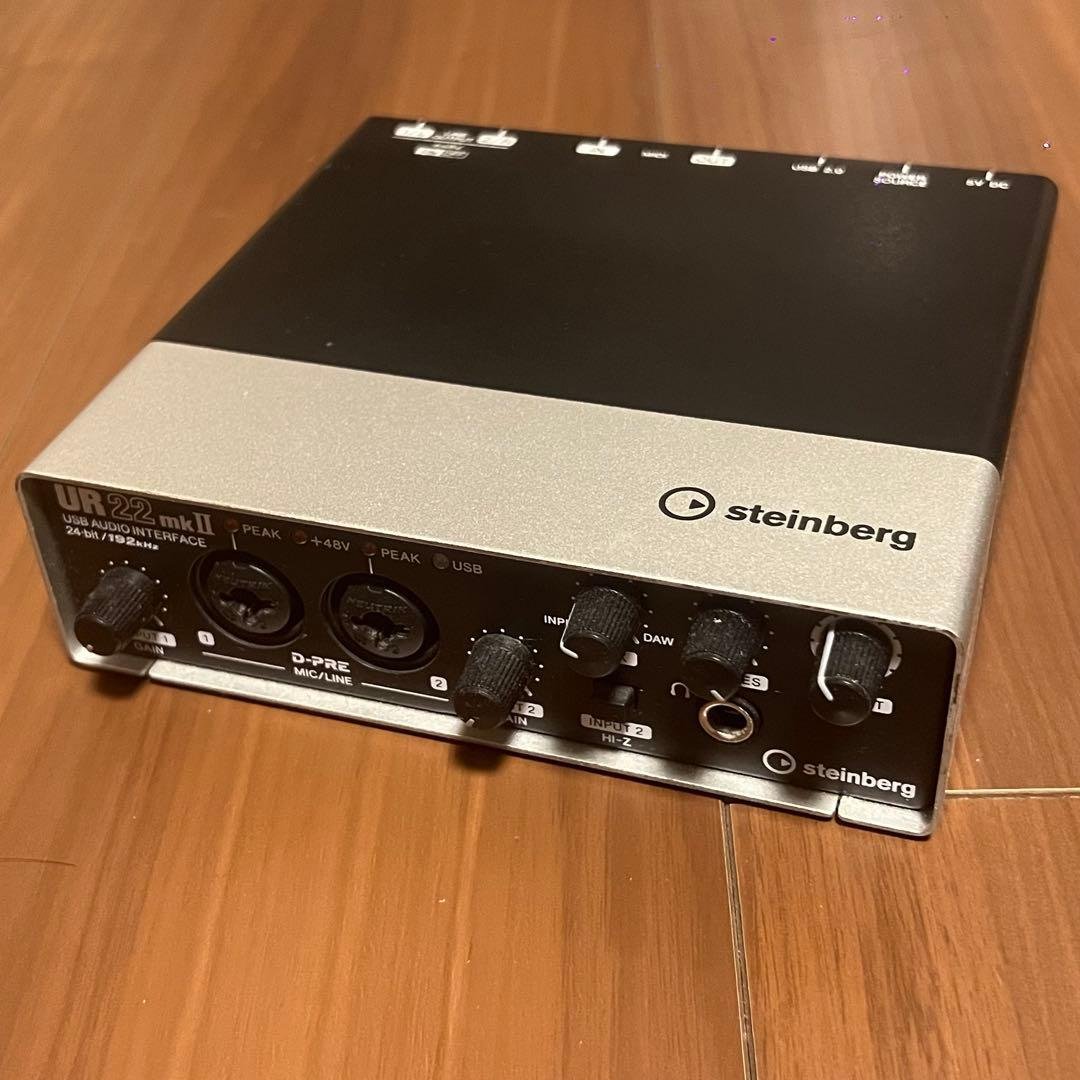 【定番機種】Steinberg UR22 mkII オーディオインターフェイス