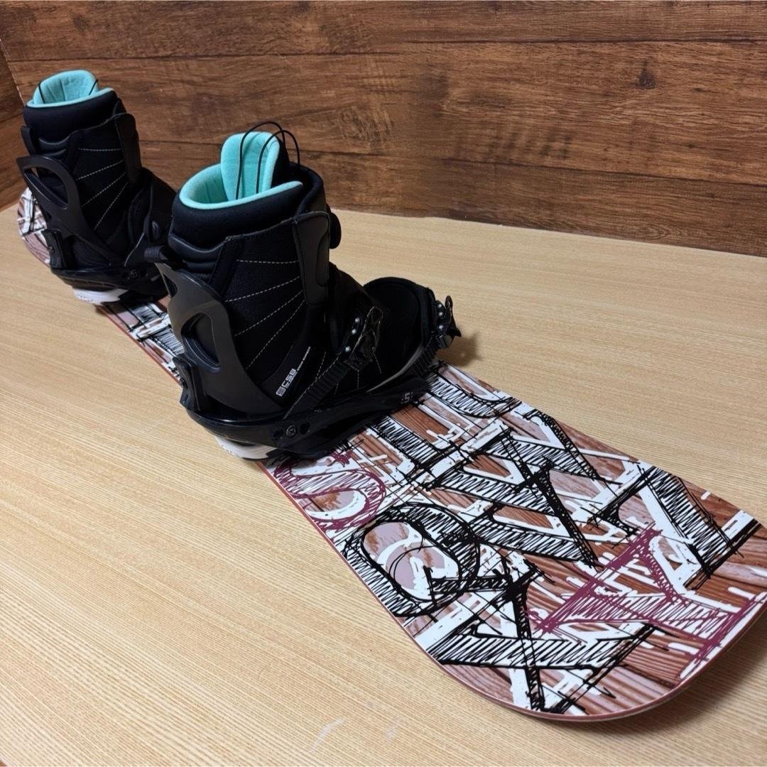 cosby レディース　スノーボード3点セット　初心者オススメ　146cm