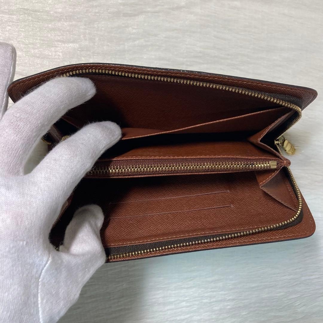 本日限定　ルイ　ヴィトン モノグラム ポルトモネジップ 長財布　茶色　ファスナ