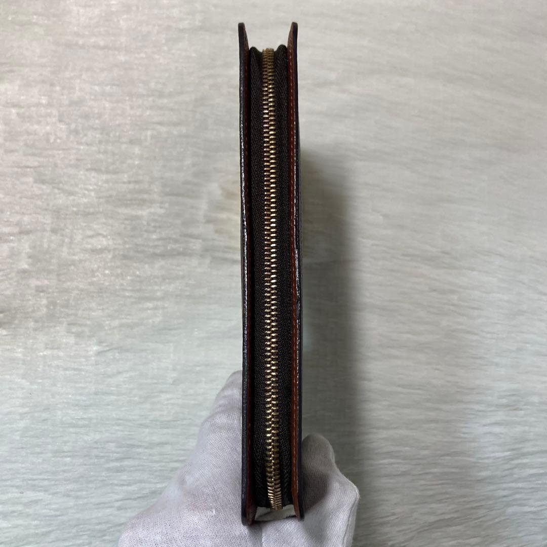 本日限定　ルイ　ヴィトン モノグラム ポルトモネジップ 長財布　茶色　ファスナ