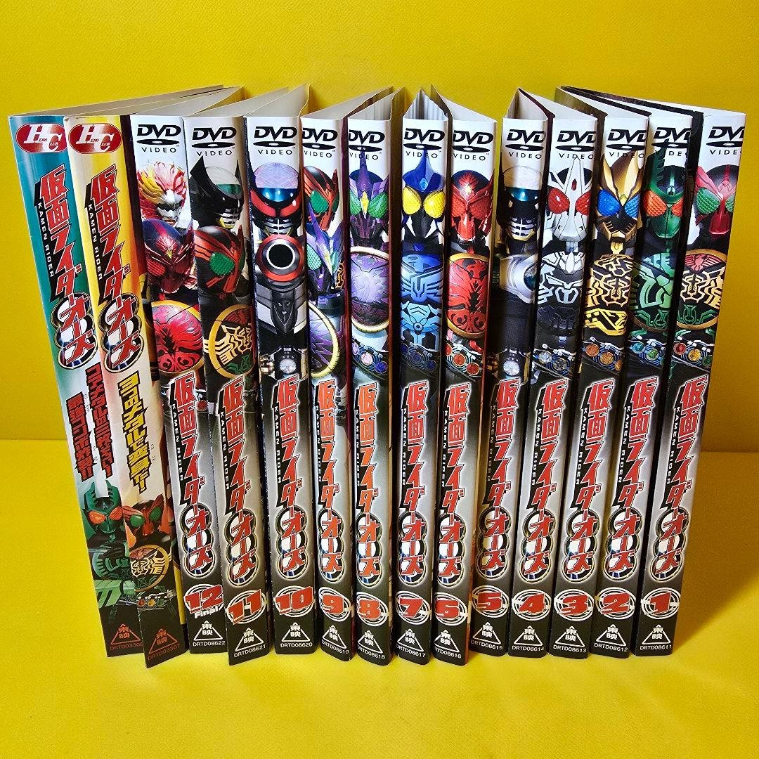 仮面ライダーオーズ 全12巻+映画　DVD全14巻セット
