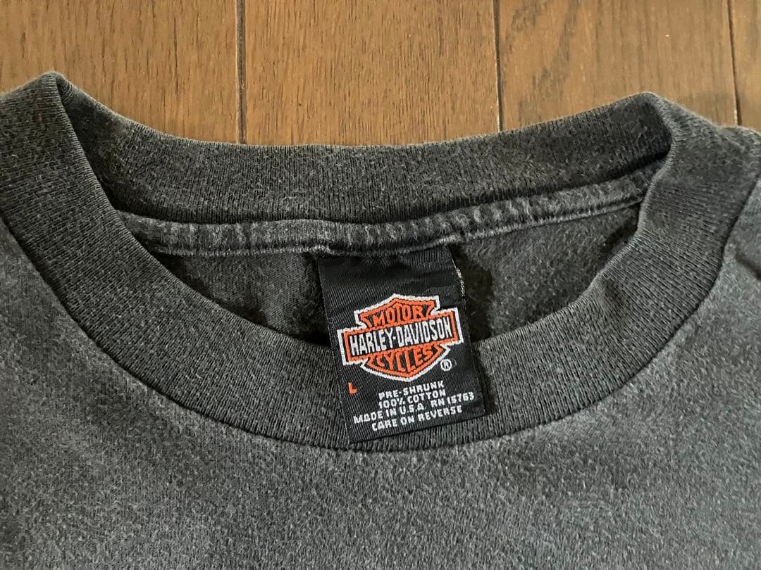 Harley-Davidson フレイムデザイン 長袖Tシャツ