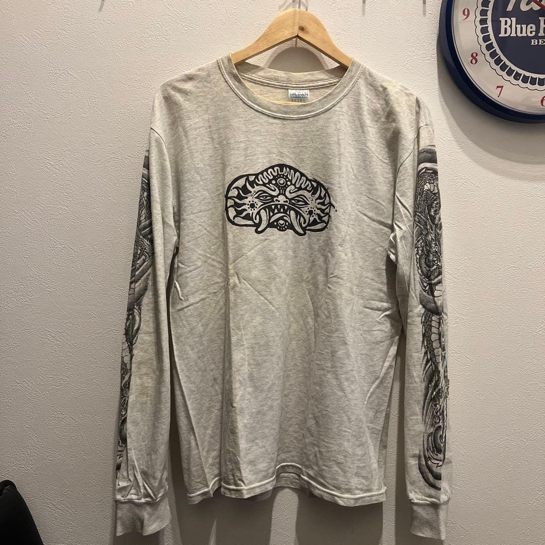 希少SUBLIME ロングTシャツ サブライム グレー サイズL