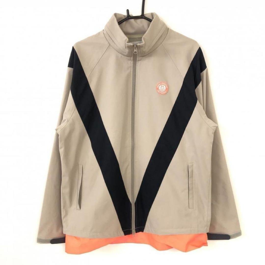 Jack Bunny ジャックバニー 2WAYブルゾン ベージュ×黒