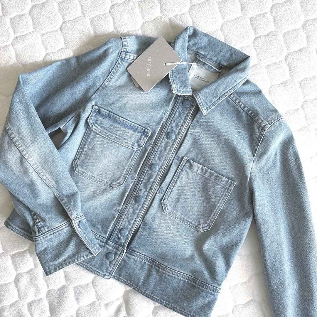 【美品】FORFORMO フォルフォルモ ハイストレッチ デニム ジャケット