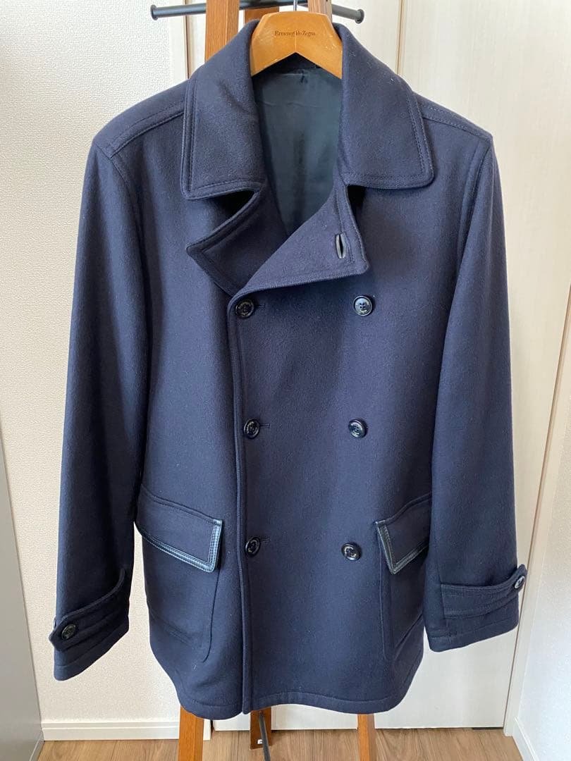 エルメネジルドゼニア カシミア ピーコート