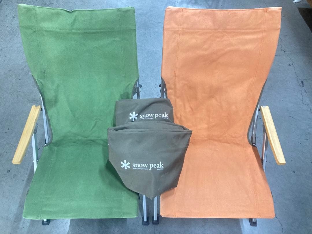 スノーピーク peak ローチェア カーキ 2脚セット